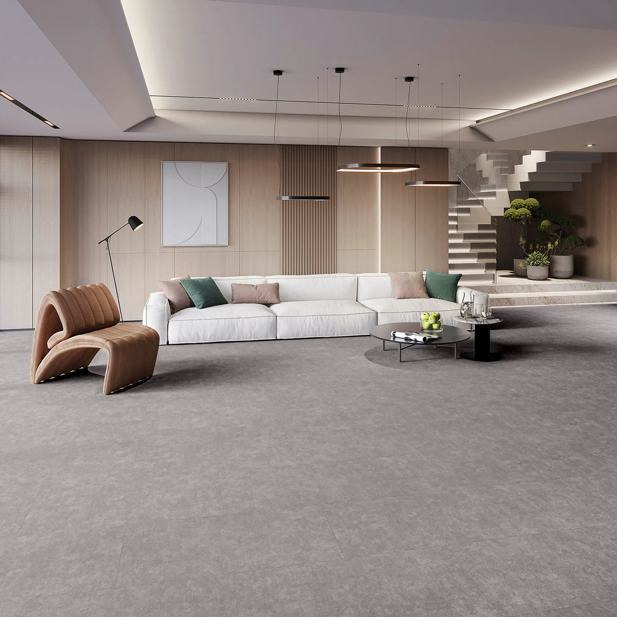 JOKA Design 555 Evolut Dryback 5917 Moon Stone Klebevinyl Raumansicht