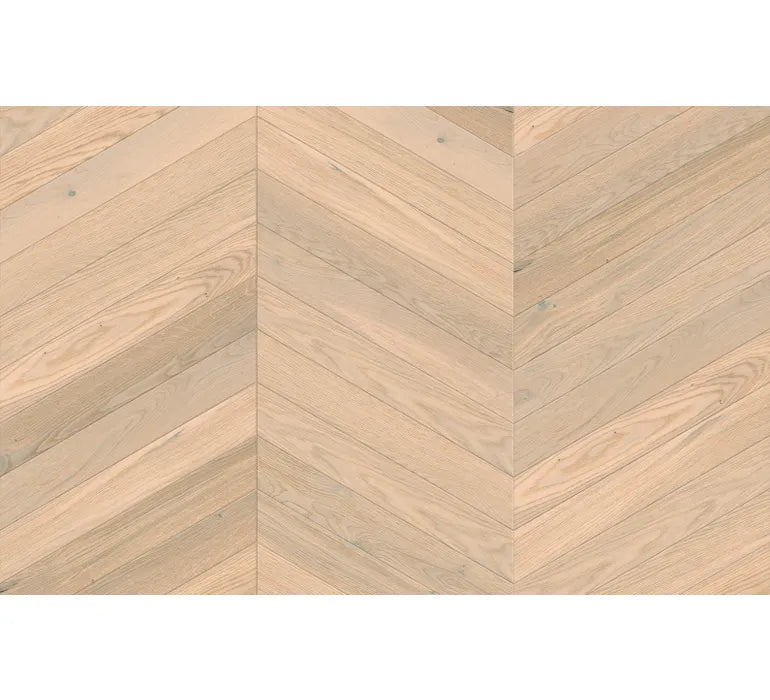 JOKA Loft 140 Chevron FE214 Eiche Creme Nature V4 Öl Französisches Fischgrät Parkett