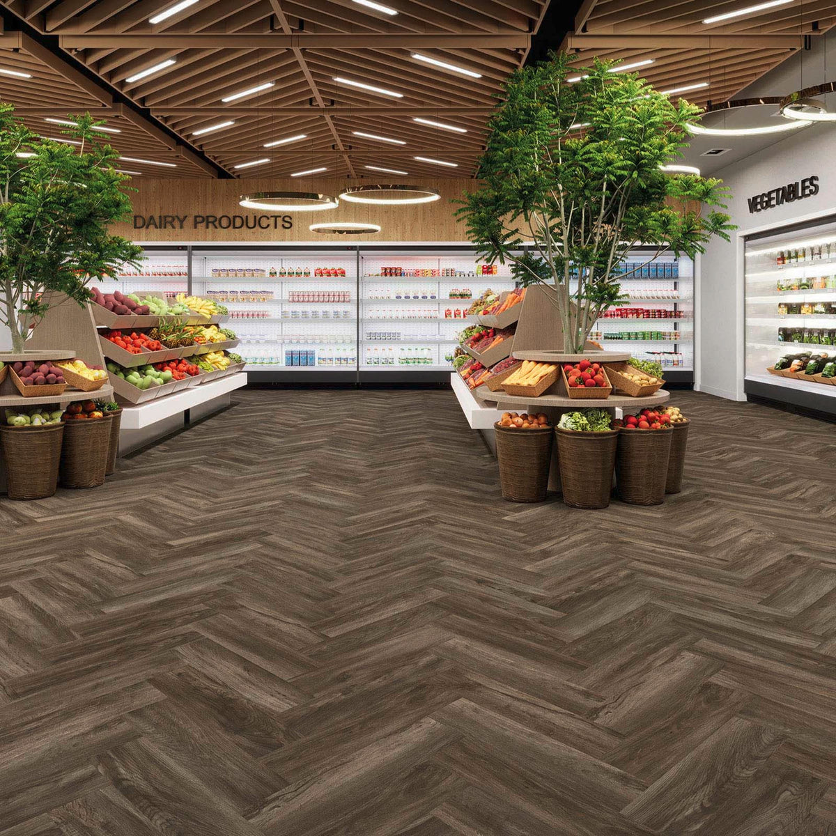 JOKA Design 555 Evolut 106 Mud Oak EIR Fischgrät Klick Vinyl