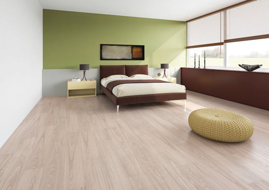 JOKA Design 340 Click 853 Worn Ash als Klick Vinyl in einer Raumansicht