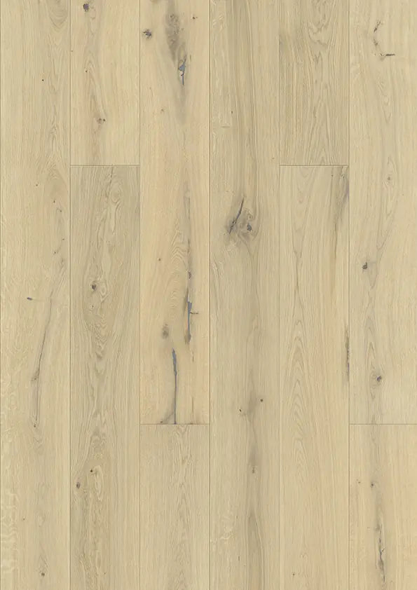 INKU HOMEline Basic V4 325LD E6514 Eiche gebürstet Creme Villa Öl 2200 mm Fertigparkett Landhausdiele