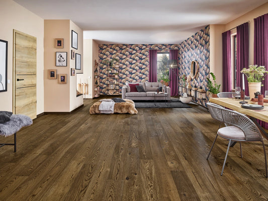 JOKA Calgary 435LD E6290 Eiche Bano Villa Öl V4 Landhausdiele Parkett Raumbild