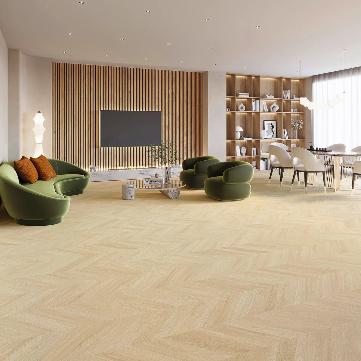 Kostenloses Muster JOKA Chevron 5801 Almond Oak EIR