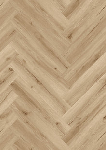 JOKA Design 555 Wooden Styles Herringbone Dryback 6702 Oak Cream EIR Klebevinyl