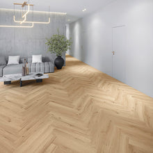 JOKA Design 555 Wooden Styles Herringbone Dryback 6702 Oak Cream EIR Klebevinyl